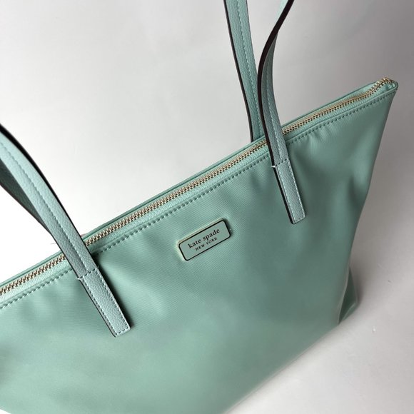 KATE SPADE “hayden top zip tote”, tiffany blue - Picture 2 of 4